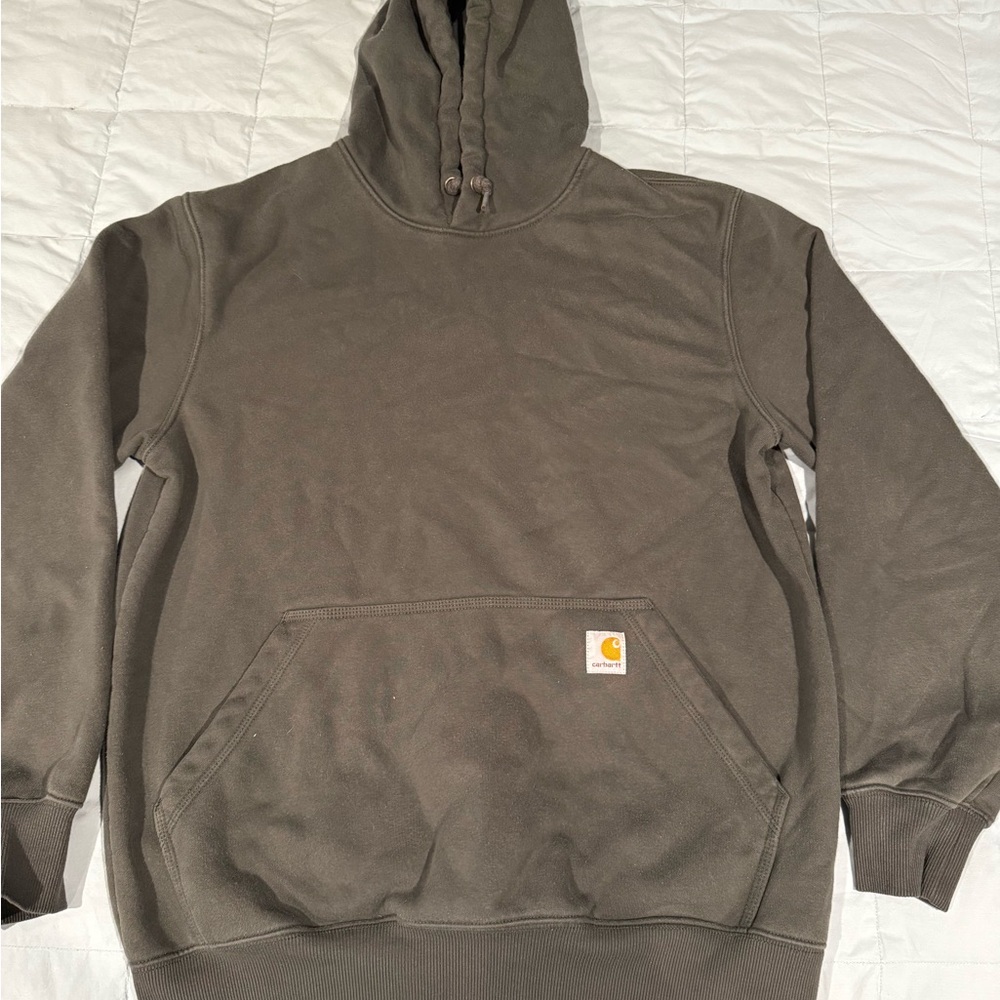 Carhartt Dark Green Rain Defender M Loose Fit Hoodie EUC